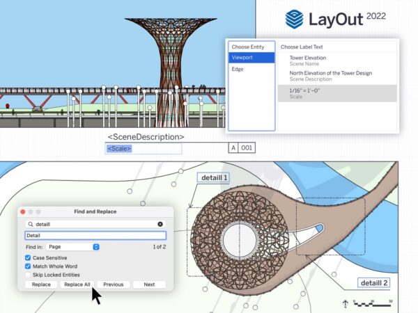 Produktbeispiel Bild für SketchUp LayOut 2022